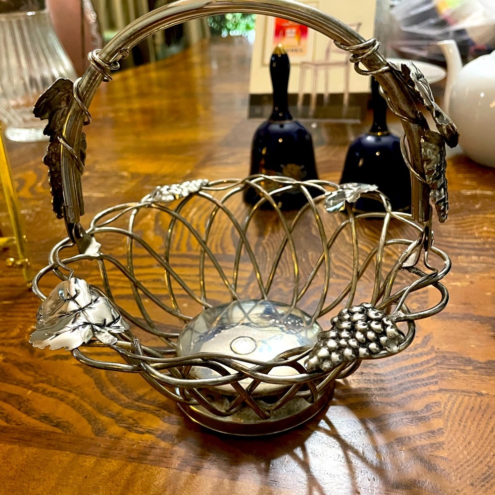 Vintage Godinger Silver Co Basket